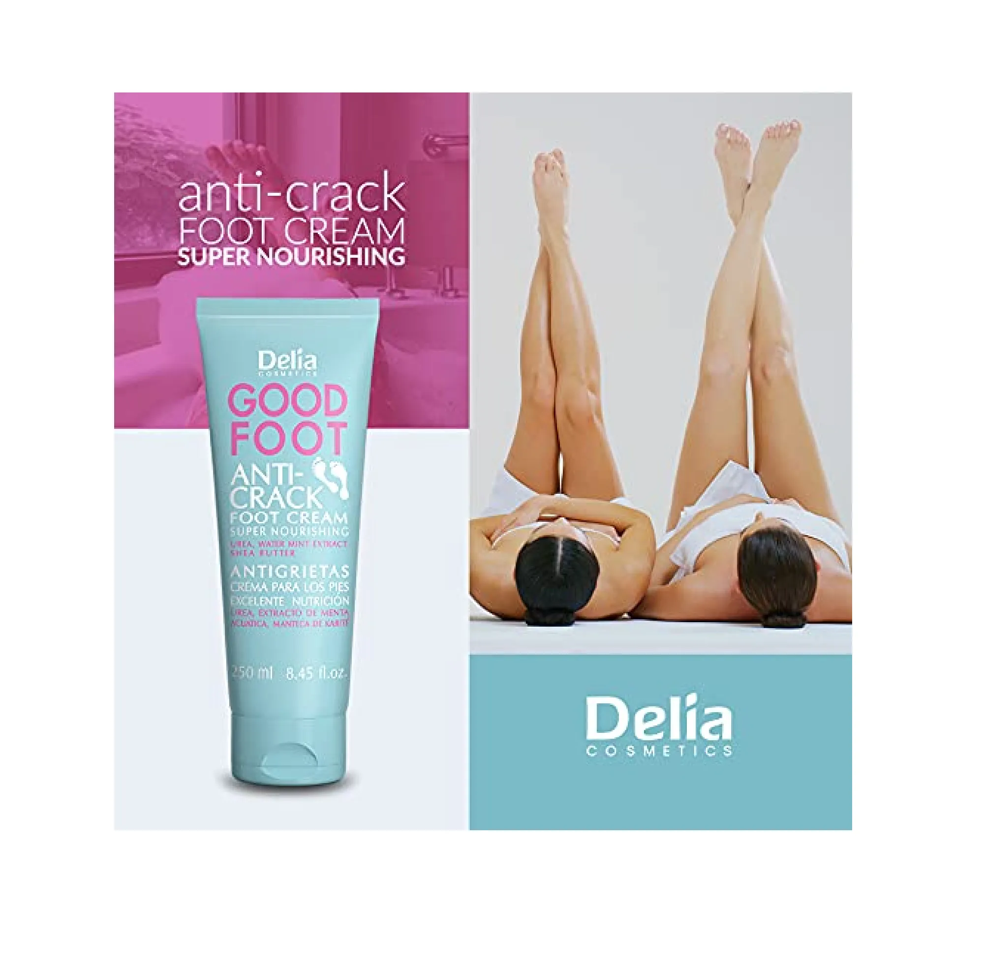 Good Foot Delia Anti Crack Foot Cream Super Nourishing 8.45oz