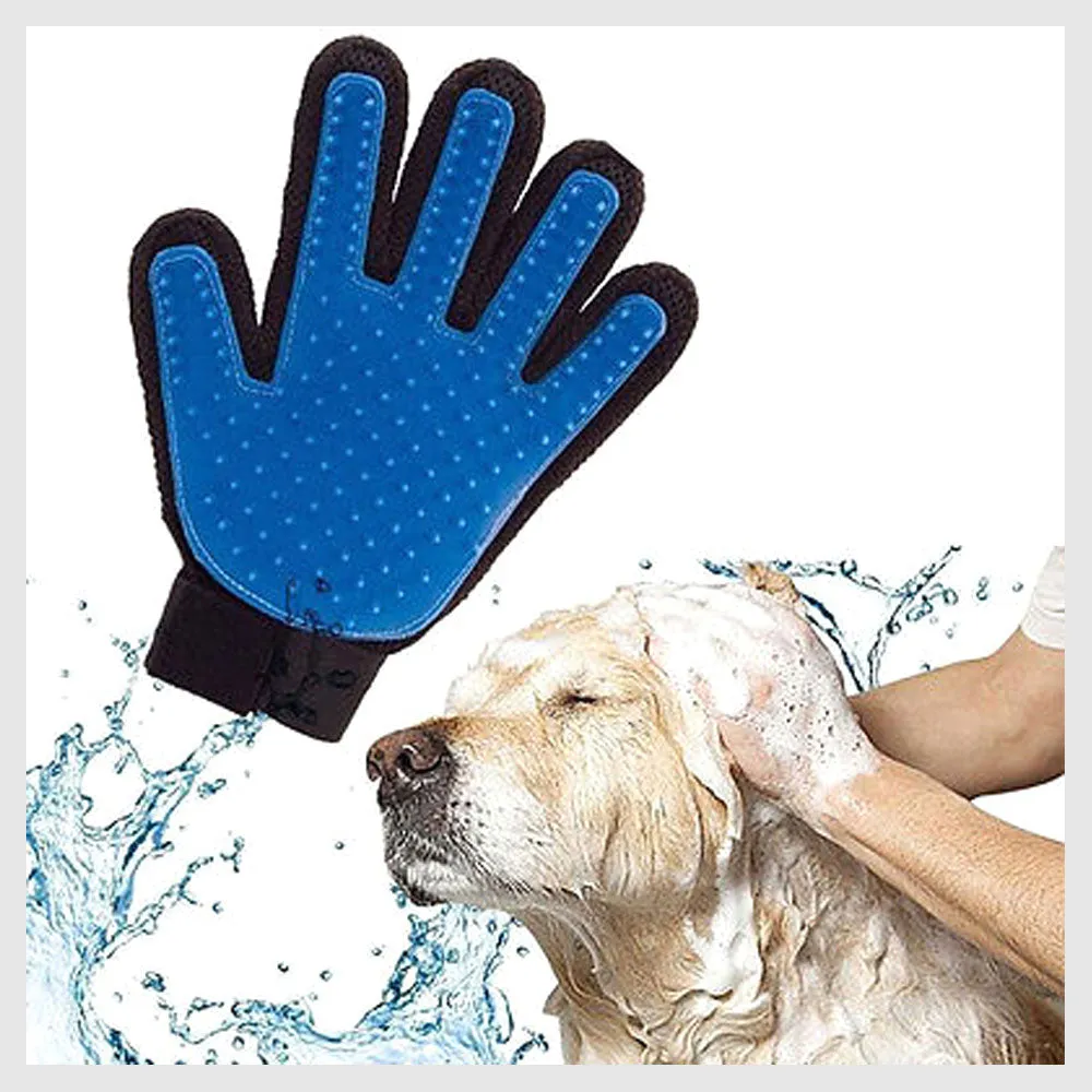 Grand Innovations Pet Spa Glove Deshedding Pet Grooming Glove