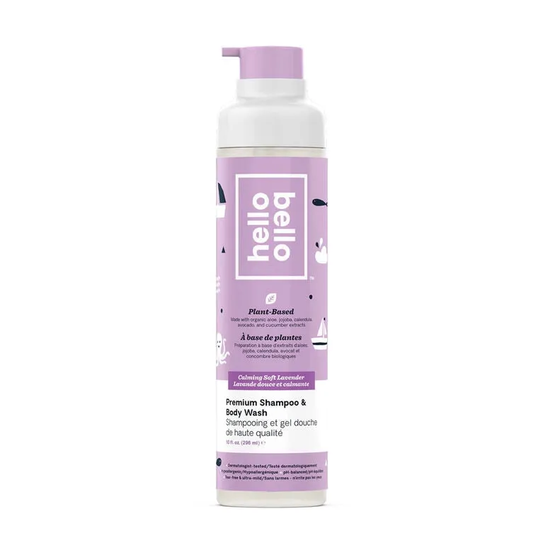 Hello Bello Shampoo/Wash Lavender 296ML