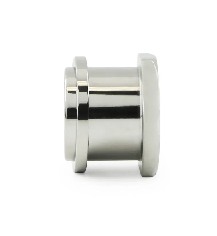 Hexagon Single Flare Stainless Steel Tunnels