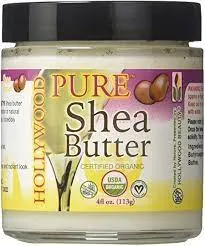 HollyWood Beauty Organic Shea Butter Oil Jar