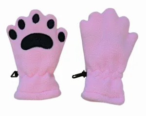 Infant & Toddler Light Pink Fleece Mittens