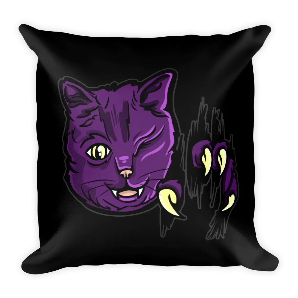 KittyChaos Logo Square Pillow