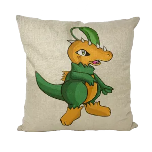 Leafasaur Throw Pillows