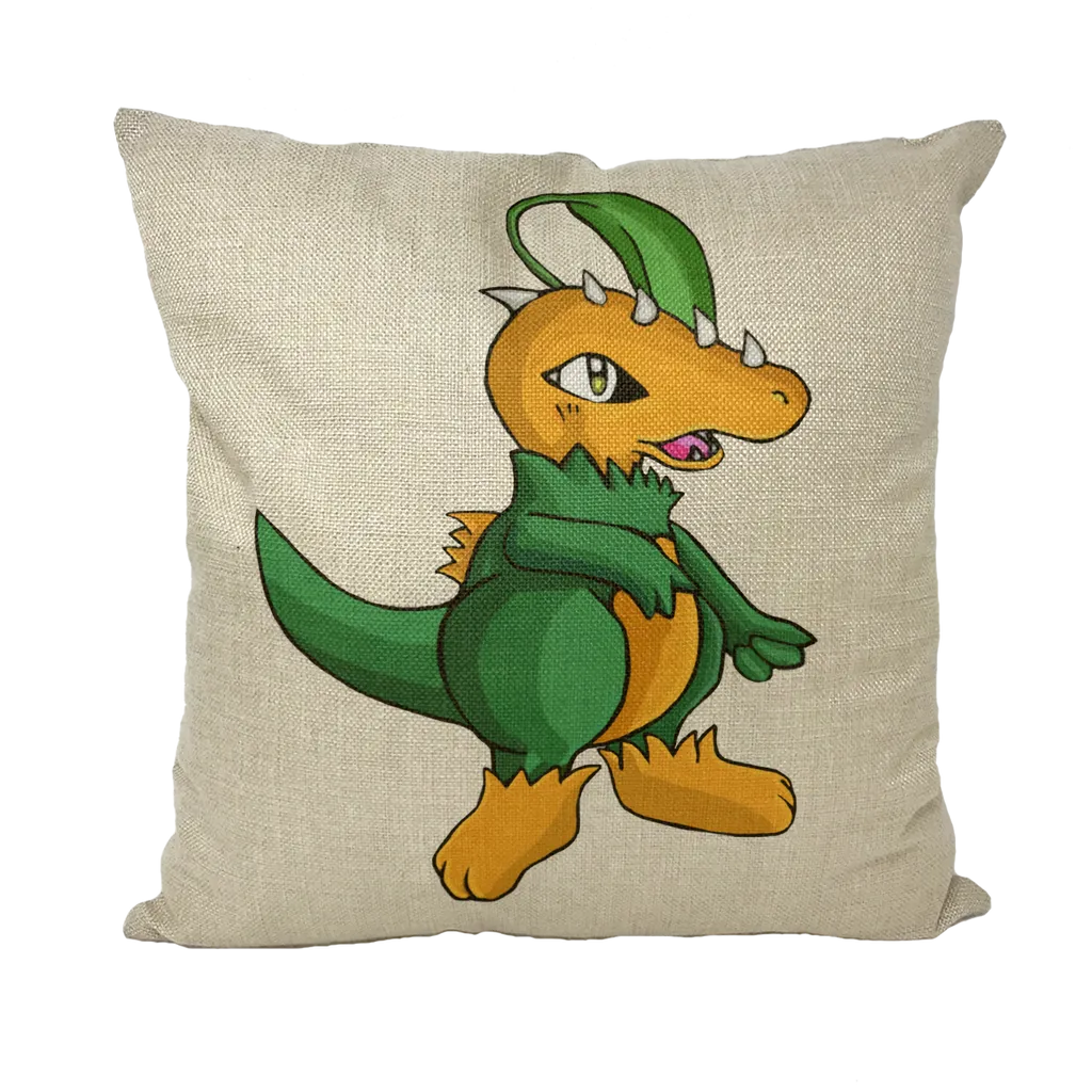 Leafasaur Throw Pillows