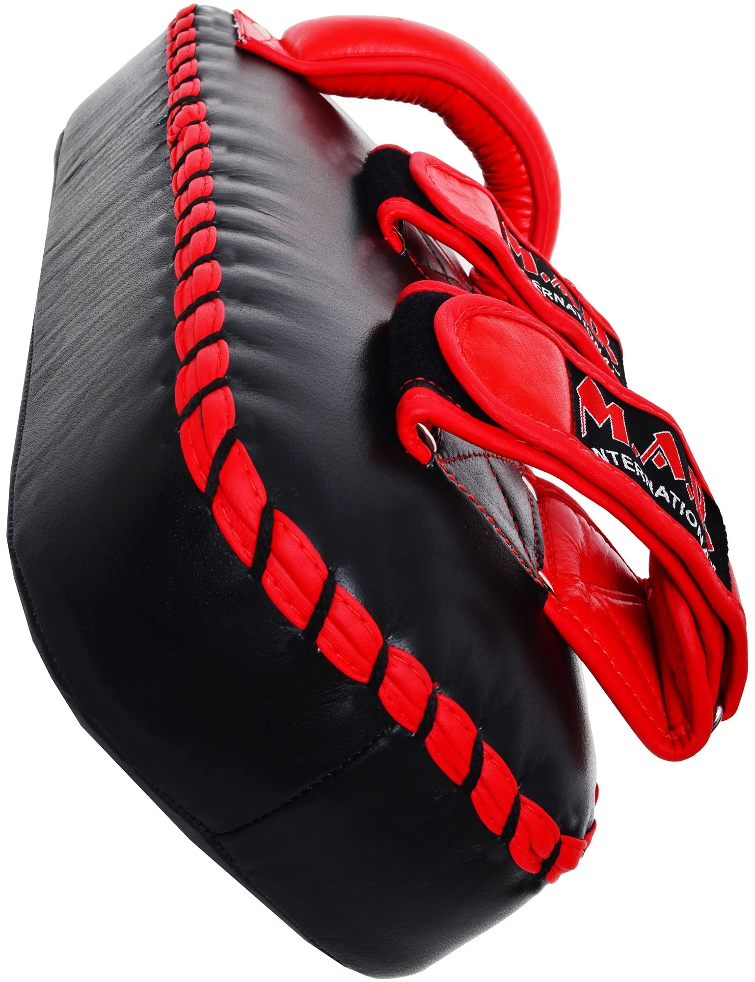 MAR-202A | Black Red Genuine Leather Striking Pad