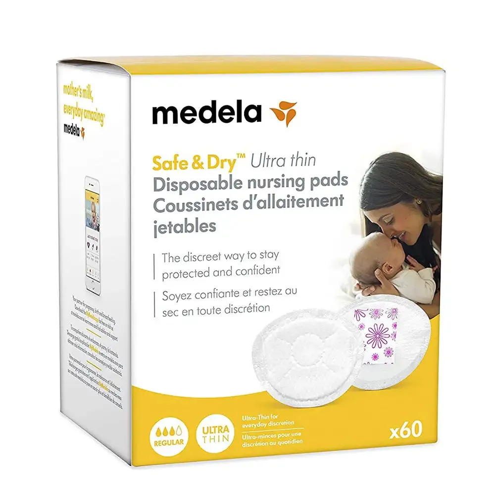 Medela Safe & Dry Disposable Nursing Pads (Pack of 30)