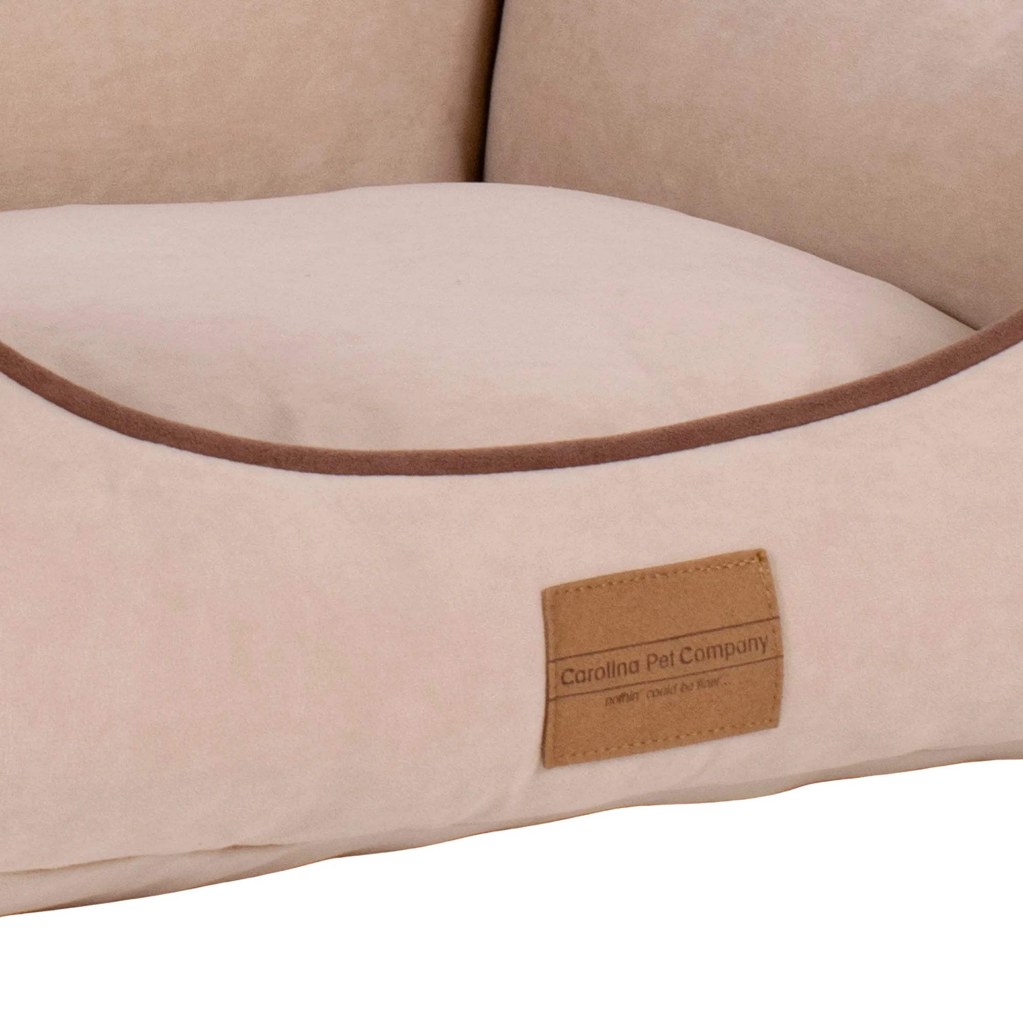 Microfiber Low Profile Lounger | Linen