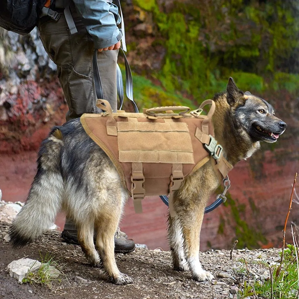 Military Tactical Dog Harness Service Dog Training