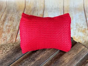 Mini Pillow with Cover - Perforated - Red