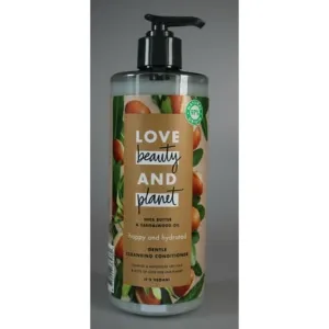 Moisturizing conditioner with shea butter and sandalwood oil for men and women , 500 ml, Love Beauty And Planet