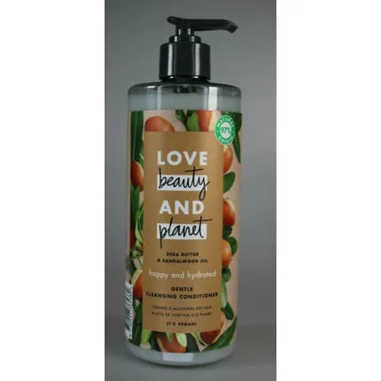 Moisturizing conditioner with shea butter and sandalwood oil for men and women , 500 ml, Love Beauty And Planet