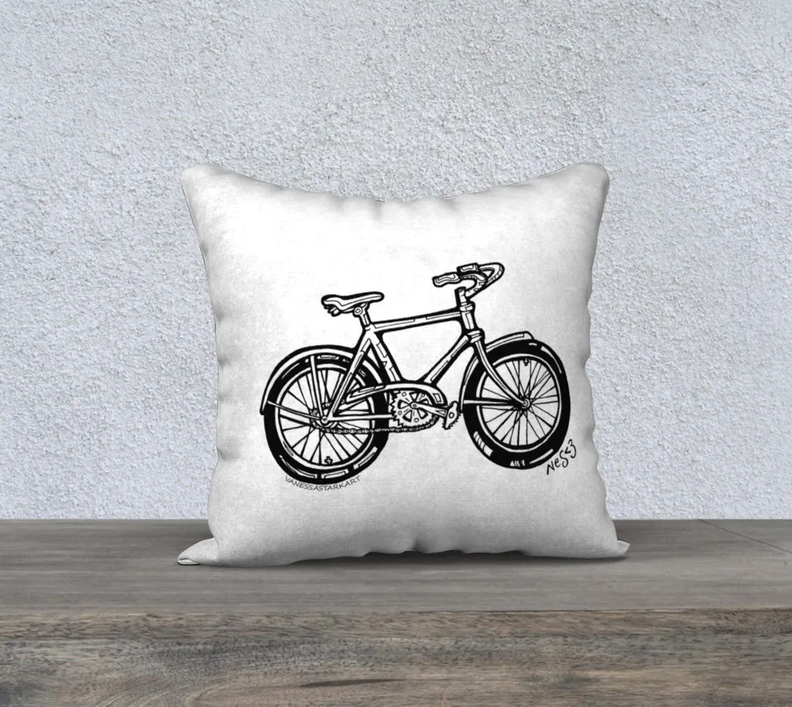 My Bike Pillow case “18” by 18”