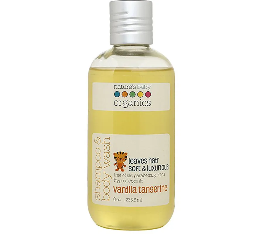 NATURE'S BABY - Shampoo Body Wash Vanilla Tangerine - 8 oz. (236.5 ml)