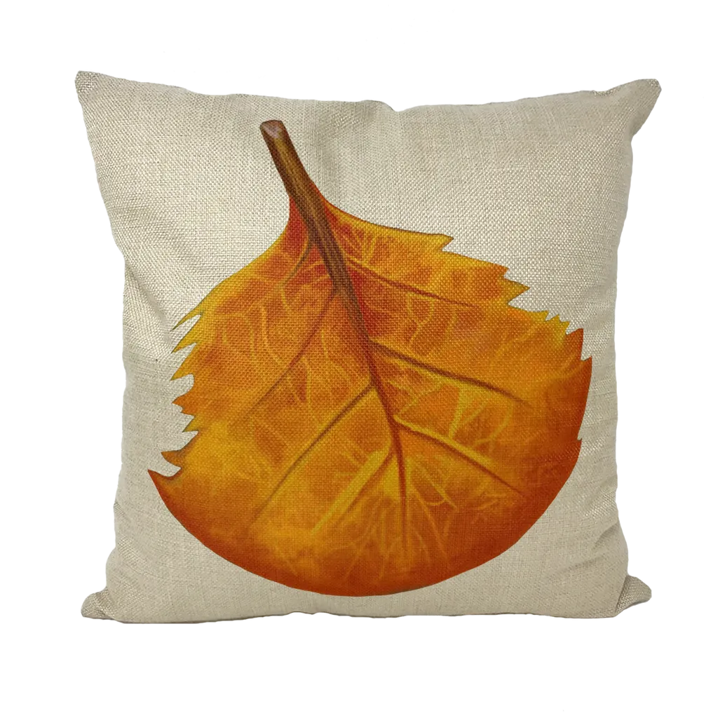 OrangeLeaf Throw Pillows