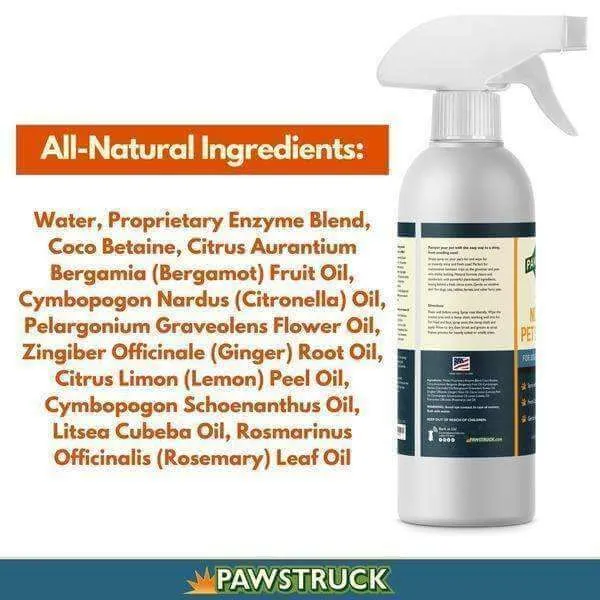 Pawstruck No-Rinse Dry Dog Shampoo for Dogs & Cats