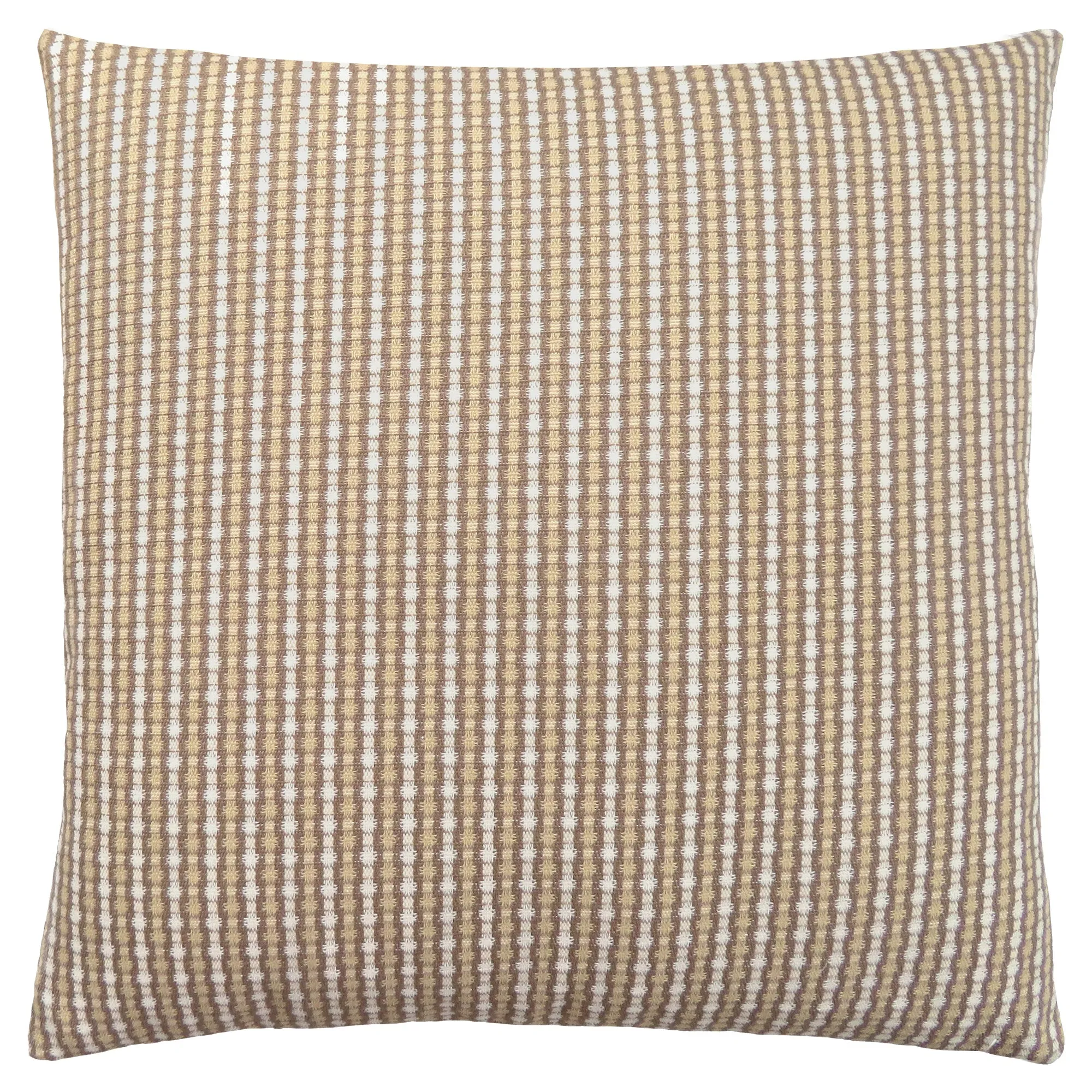 Pillow - 18"X 18" / Light / Dark Taupe Abstract Dot / 1Pc