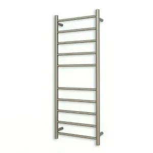 Radiant Heated Round Ladder 430x1100mm - Gun Metal Grey