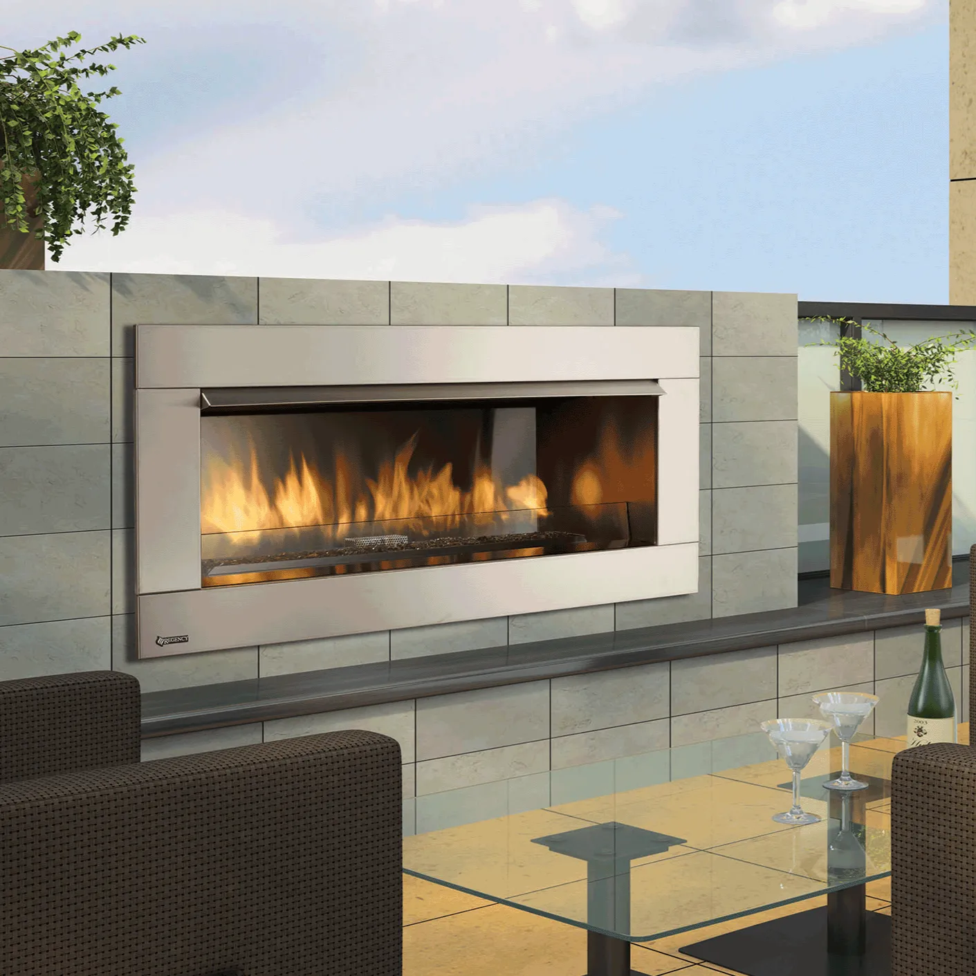 Regency Horizon HZO42 Outdoor Gas Fire