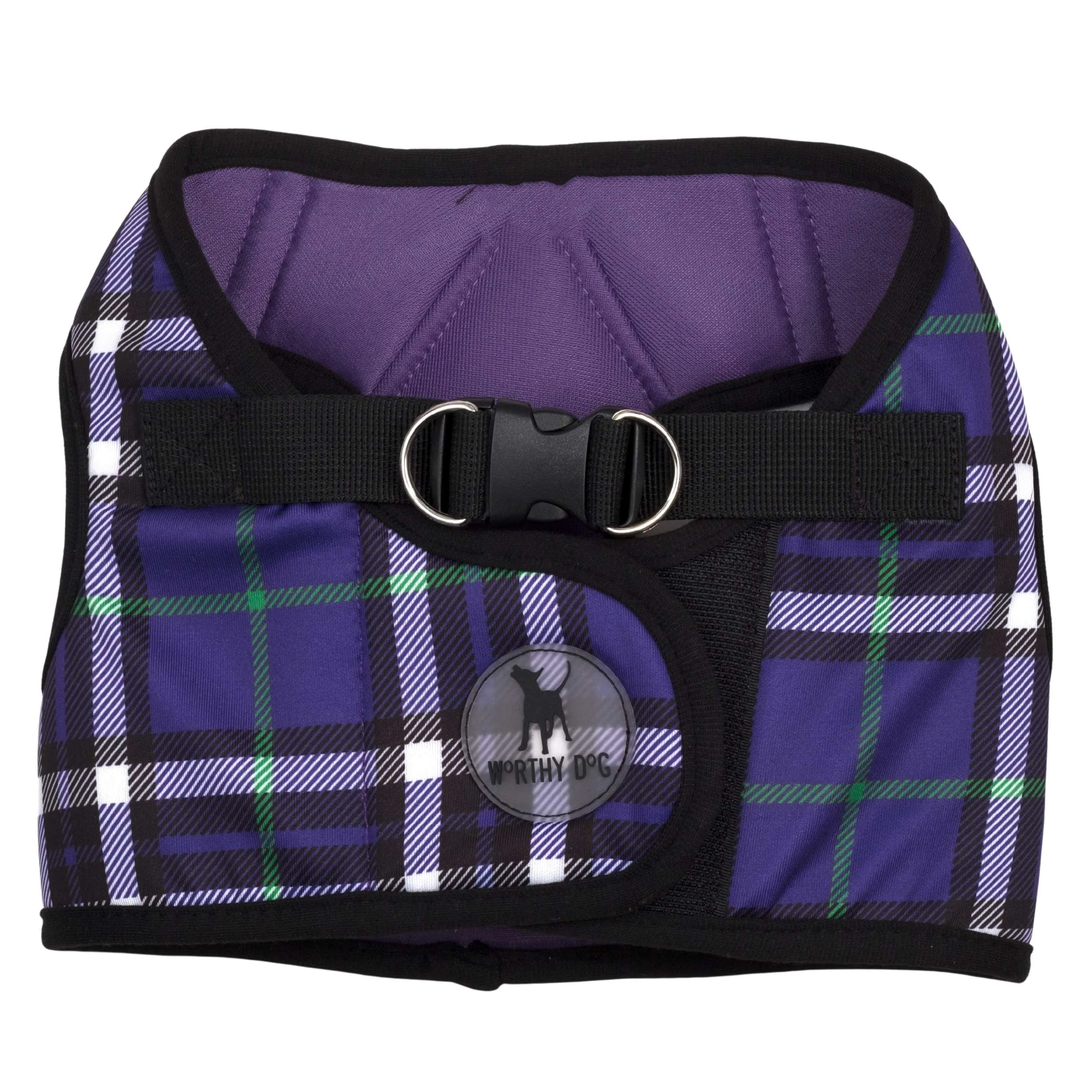 Sidekick Harness | Bias Plaid Purple