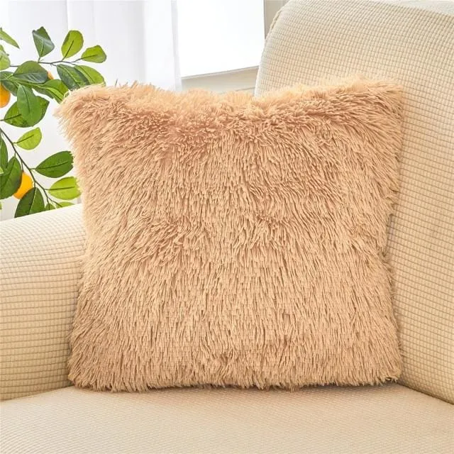 Soft Fur Plush Home Decor Cushion Cover