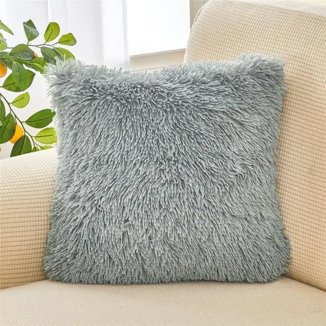 Soft Fur Plush Home Decor Cushion Cover