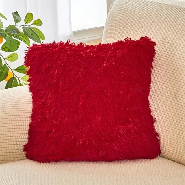 Soft Fur Plush Home Decor Cushion Cover