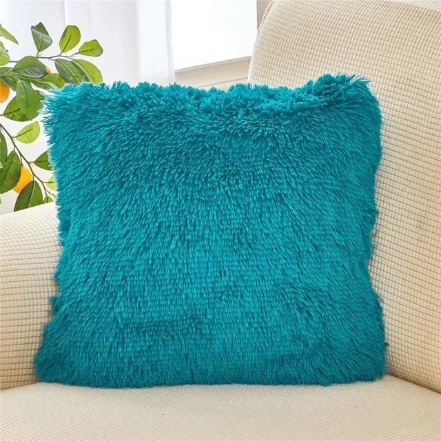 Soft Fur Plush Home Decor Cushion Cover