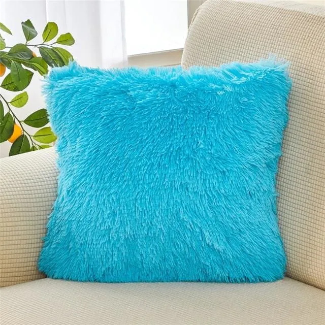 Soft Fur Plush Home Decor Cushion Cover