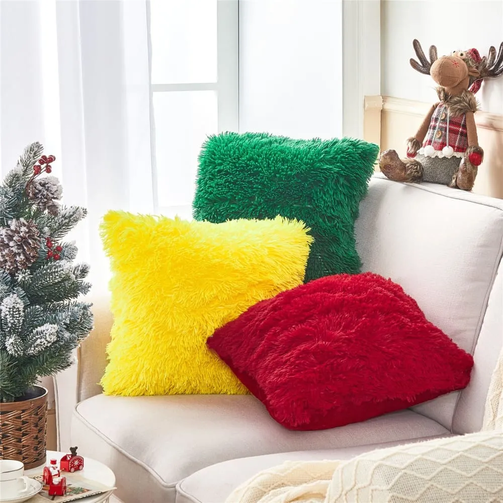 Soft Fur Plush Home Decor Cushion Cover