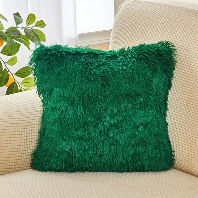 Soft Fur Plush Home Decor Cushion Cover