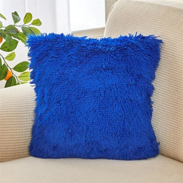 Soft Fur Plush Home Decor Cushion Cover