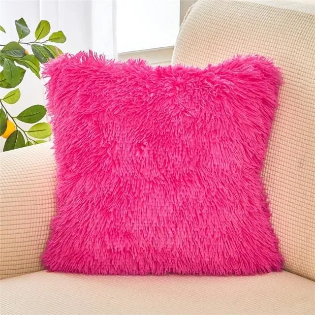 Soft Fur Plush Home Decor Cushion Cover