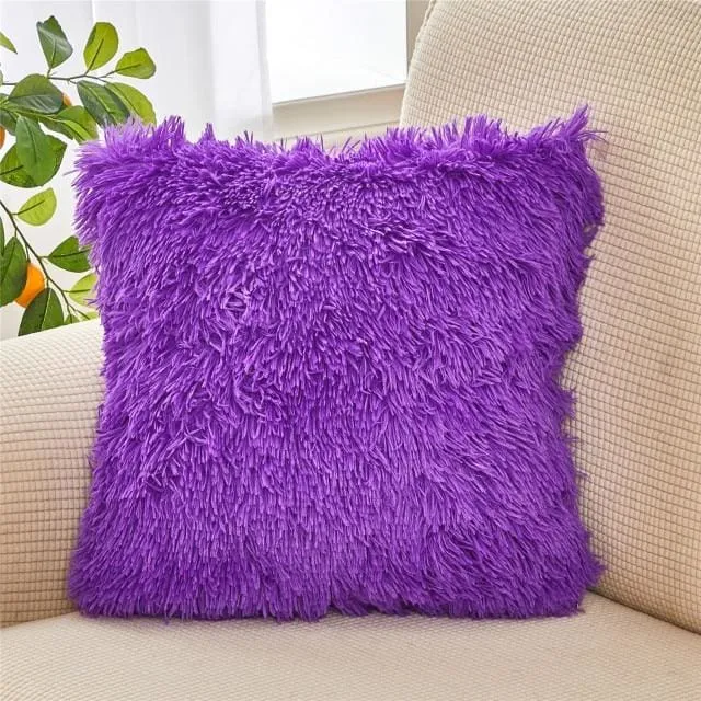 Soft Fur Plush Home Decor Cushion Cover