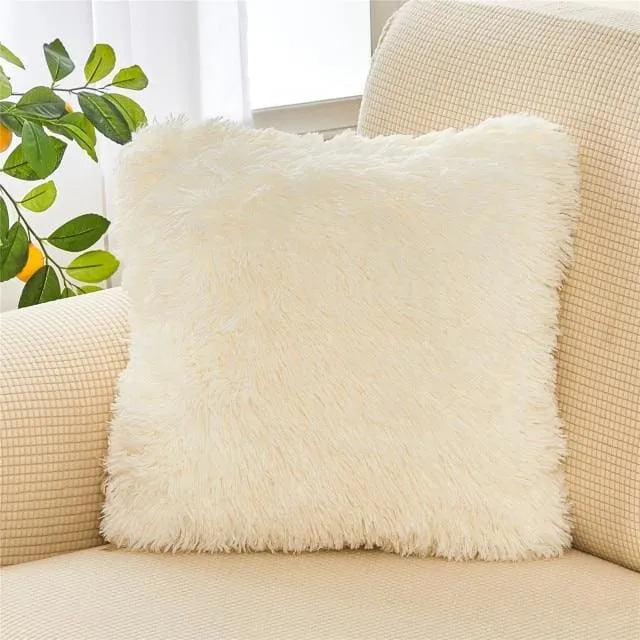 Soft Fur Plush Home Decor Cushion Cover