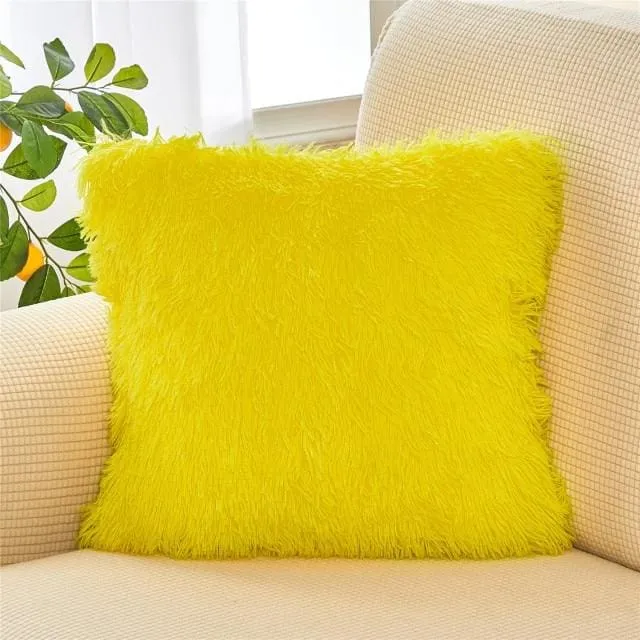 Soft Fur Plush Home Decor Cushion Cover