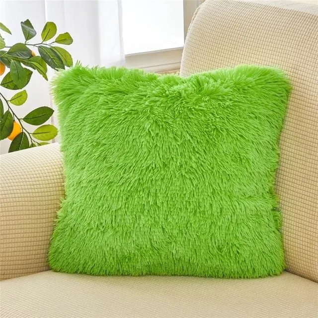 Soft Fur Plush Home Decor Cushion Cover