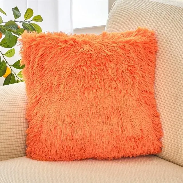 Soft Fur Plush Home Decor Cushion Cover