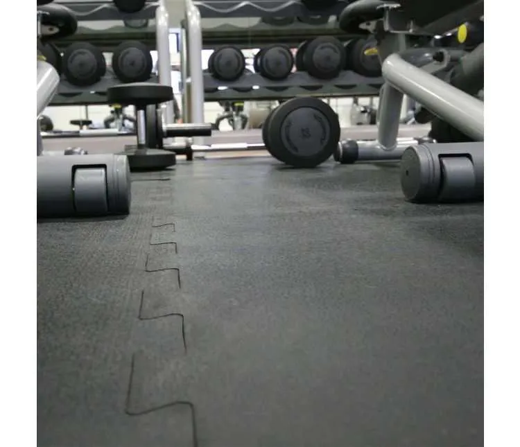 Sport Tile Rubber Gym Flooring