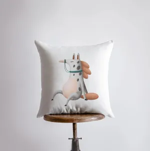 Spotted Horse Pillow | Throw Pillow | Horse Lover | Animal Lover Gift | Tiny House Decor | Cowgirl Pillow