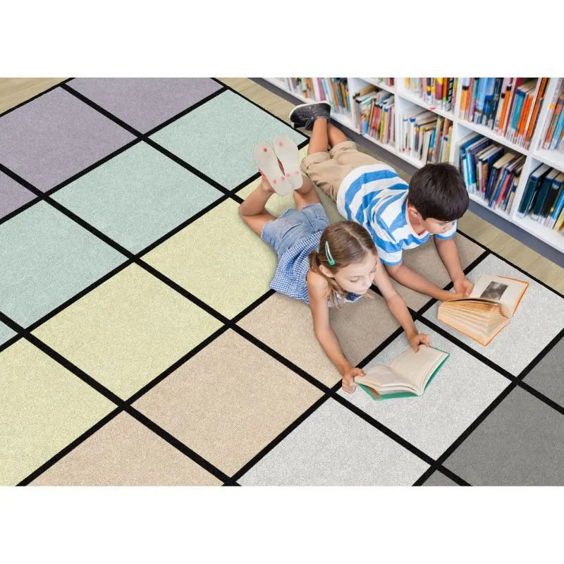 Spring Meadow Classroom Seating Rug