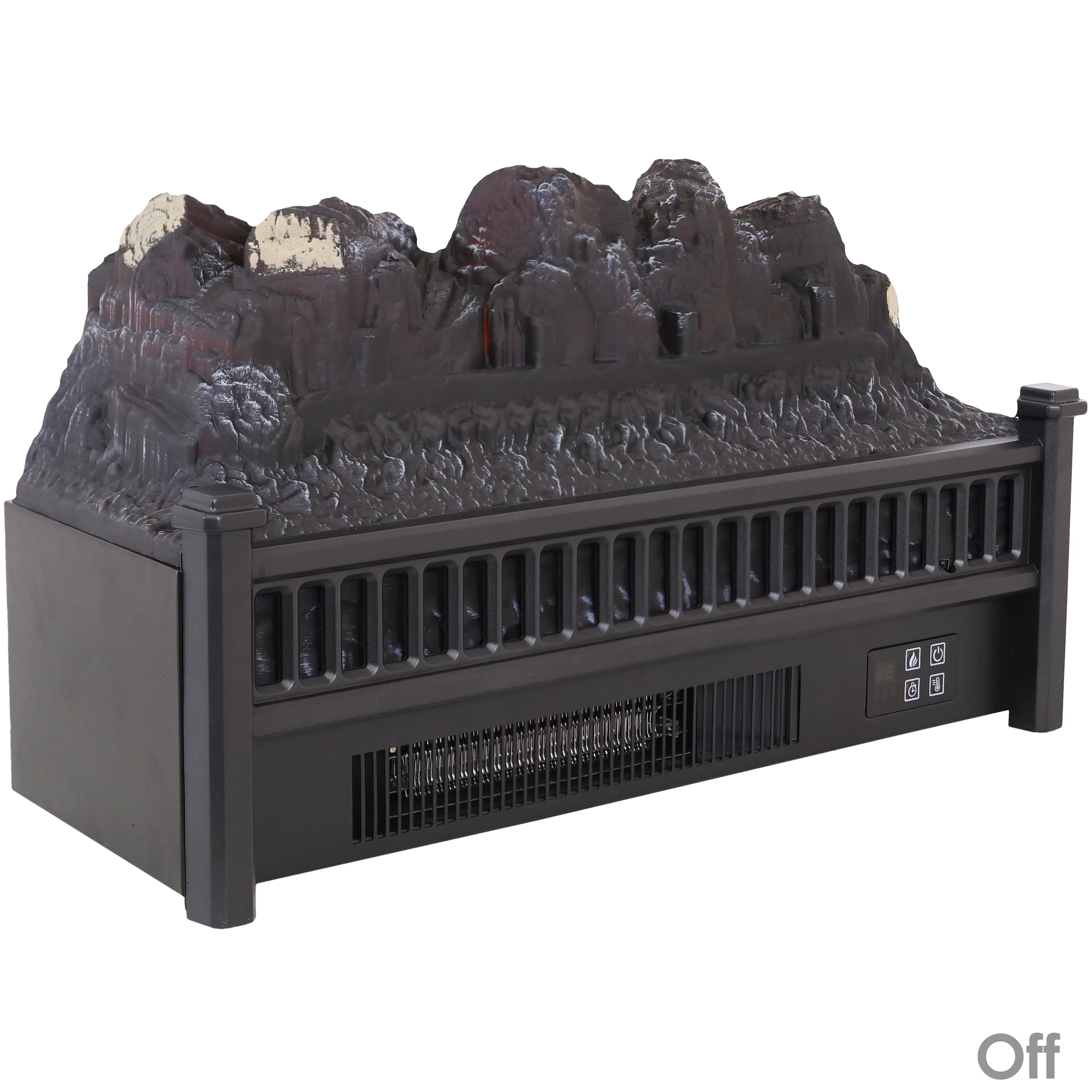 Sunnydaze Heated Log Electric Fireplace Insert