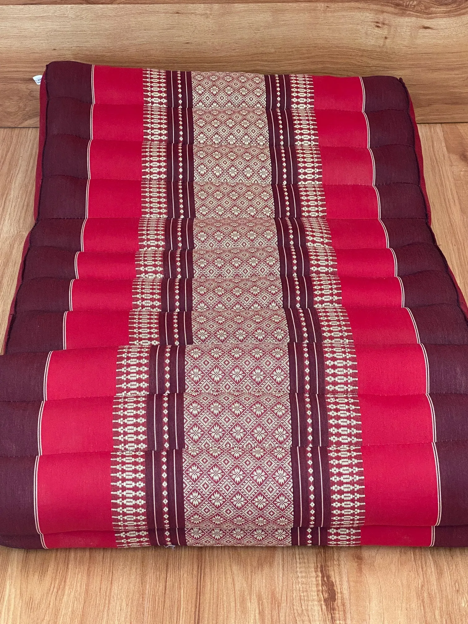 Thai kapok cushion2-Fold Meditation Cushion Yoga Mat RedEle.