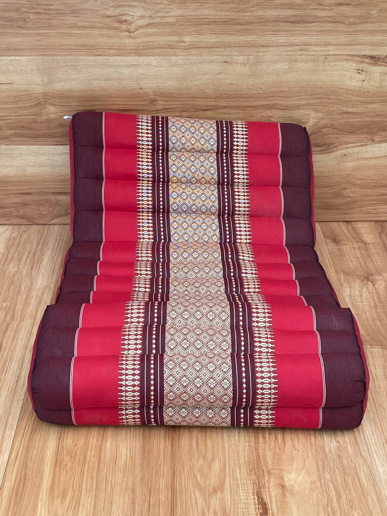 Thai kapok cushion2-Fold Meditation Cushion Yoga Mat RedEle.