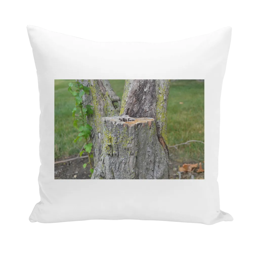 Tree Stump Throw Pillows