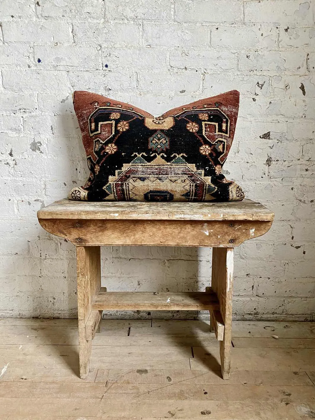 Vintage Rug Pillow No. 49