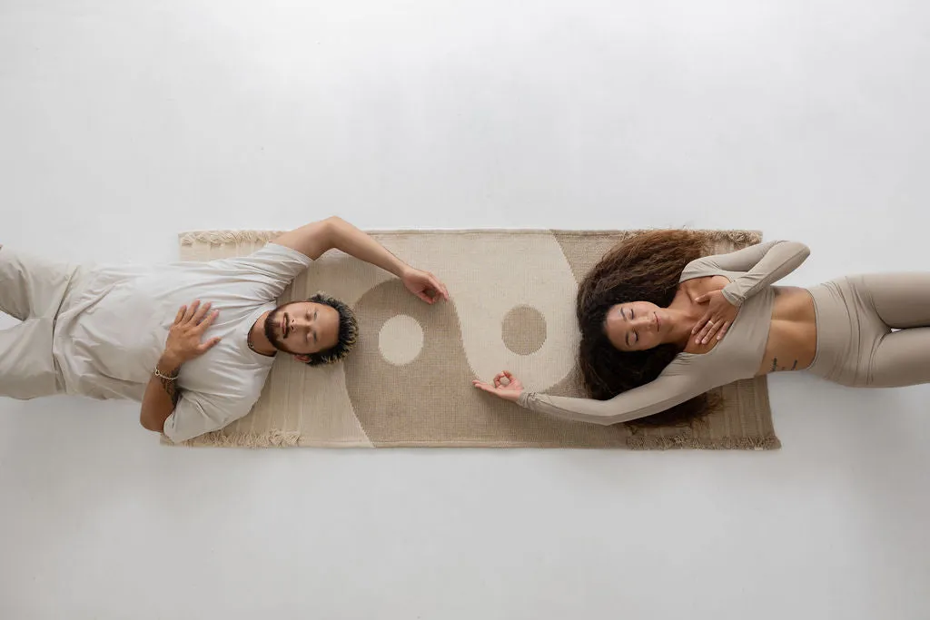 Yin-Yang Clay - Naturally Dyed Herbal Yoga Mat 7mm